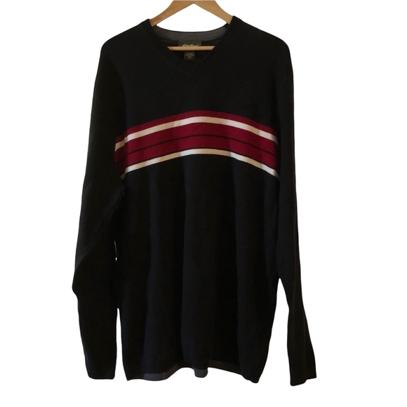 Eddie Bauer Other - Eddie Bauer Big & Tall Preppy sweater featuring a Colorblock Stripe on chest XXL